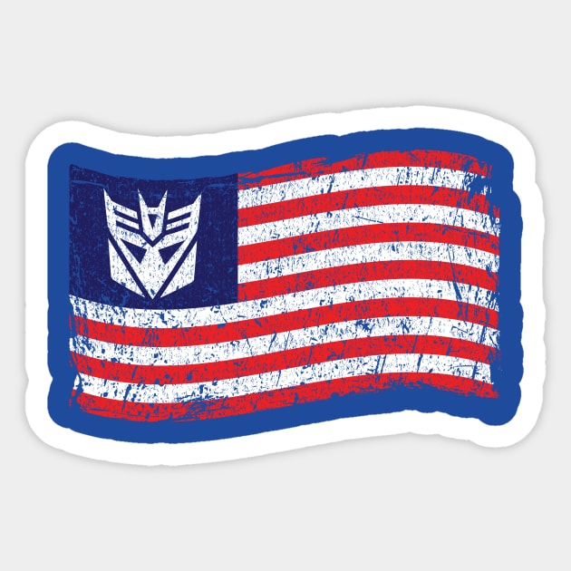 Decepticons Flag Sticker by manospd